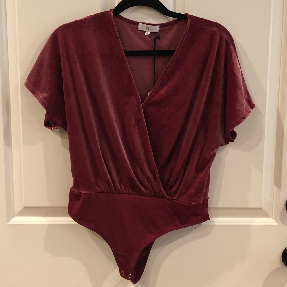 NWT NSR velvet bodysuit
